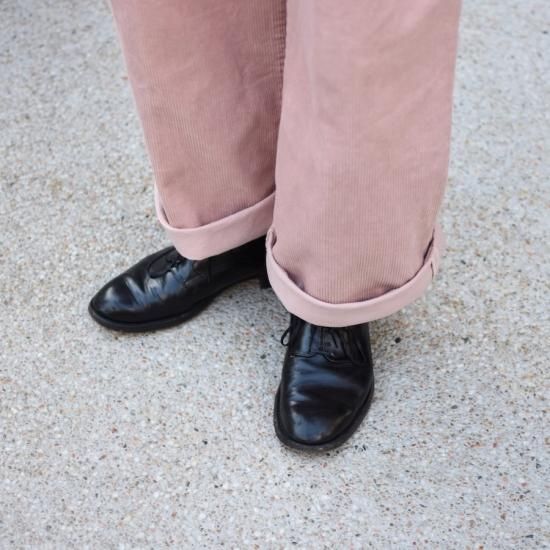 H.UNIT “Corduroy crownsize trousers” - Tribeca