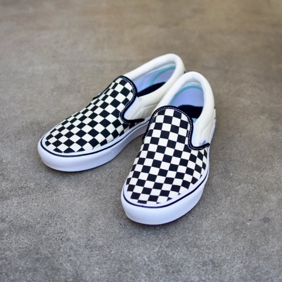 バンズ( VANS ) COMFYCUSH SLIP-ON / コンフィクッシュ スリッポン VN0A3WMDVO4 CLASSIC CHECKER  メンズ レディース - エンシニータス