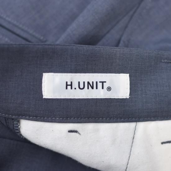 エイチユニット ( H.UNIT ) WEATHER CLOTH TWO TUCK TROUSERS