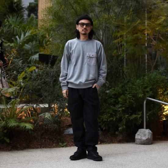 グラミチ ( GRAMiCCi ) × and wander POCKET SWEAT SHIRT