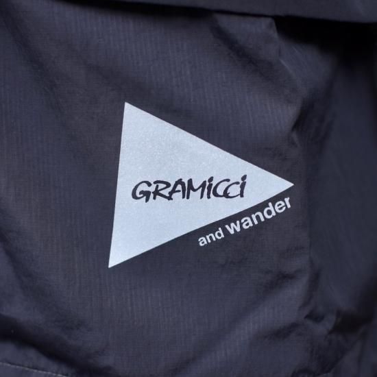 グラミチ ( GRAMiCCi ) × and wander PATCHWORK W HOODIE グラミチ ( GRAMiCCi ) × and wander PATCHWORK W HOODIE