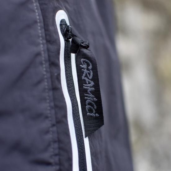 グラミチ ( GRAMiCCi ) × and wander PATCHWORK W HOODIE