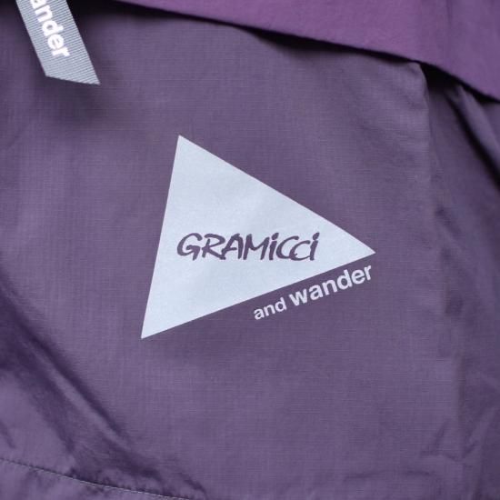 グラミチ ( GRAMiCCi ) × and wander PATCHWORK W HOODIE グラミチ ( GRAMiCCi ) × and wander PATCHWORK W HOODIE