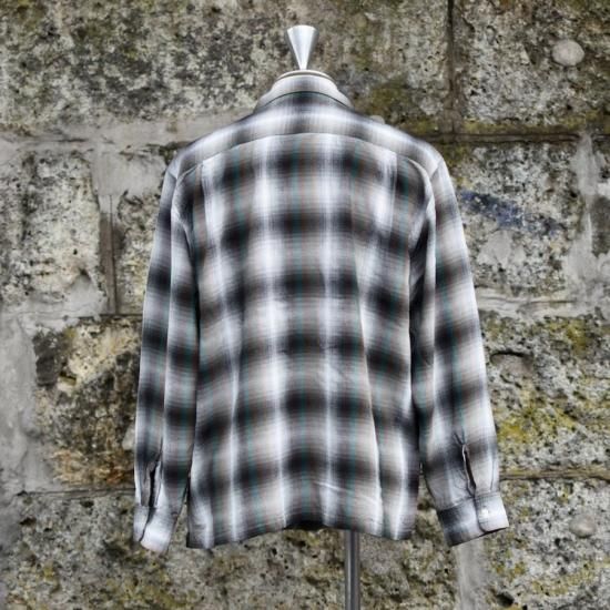 タウンクラフト ( TOWNCRAFT ) 60s OMBRE LOOP COLLAR SHIRT