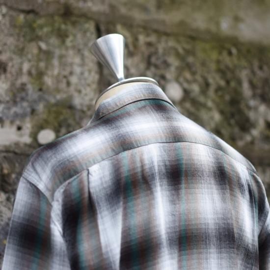 60s~ TOWNCRAFT タウンクラフト オープンカラー ポリシャツ タウンクラフト ( TOWNCRAFT ) 60s OMBRE LOOP COLLAR SHIRT