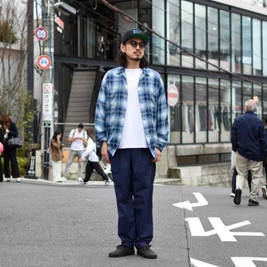 タウンクラフト ( TOWNCRAFT ) 60s OMBRE LOOP COLLAR SHIRT