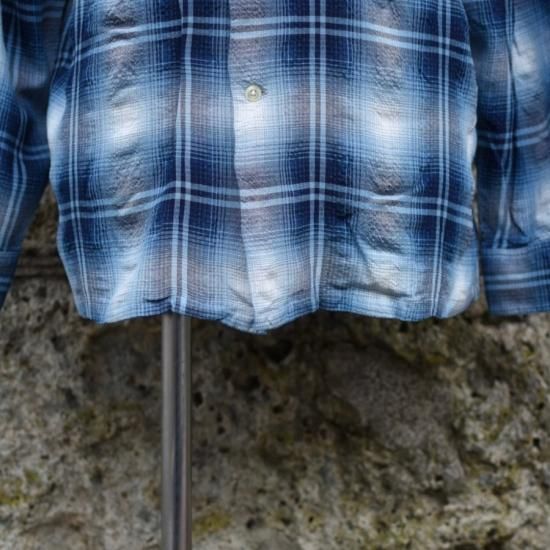 タウンクラフト ( TOWNCRAFT ) 60s OMBRE LOOP COLLAR SHIRT