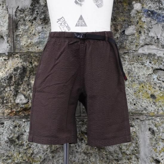 Gramicci マイクロプレイドシアサッカーGショーツ グラミチ ハーフパンツ グラミチ ( GRAMiCCi ) O.G. MICRO PLAID SEERSUCKER G-PANT