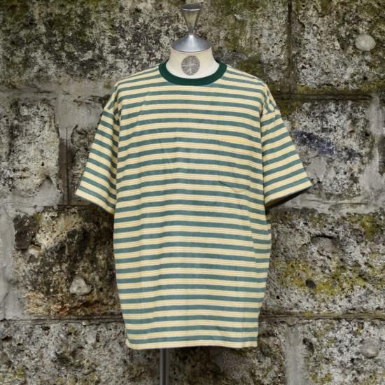 タウンクラフト ( TOWNCRAFT ) HEAVY PILE BORDER POCKET TEE