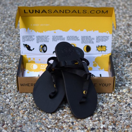 ルナ サンダル( LUNA SANDALS ) VENADO 2.0 / べナード サンダル BLACK メンズ レディース - エンシニータス