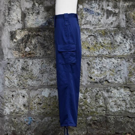 実物 デッドストック フランス軍 NAVY BLUE コンバット カーゴパンツ 実物 新品 デッドストック フランス軍 NAVY BLUE コンバット