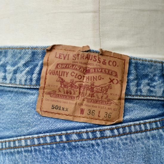 90s USA製 Levi's リーバイス501 定番ストレート 楽天市場】90s USA製 Levis 501 ストレート デニム パンツ 32 34