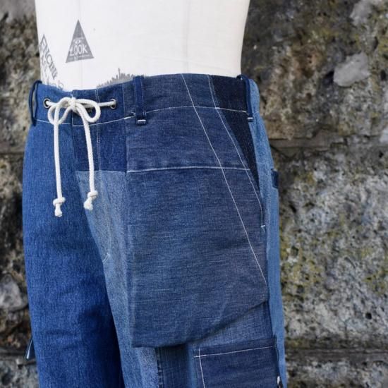 格安販売中 A16597 マスターキー リメイクワイドデニムパンツ 1 パンツ