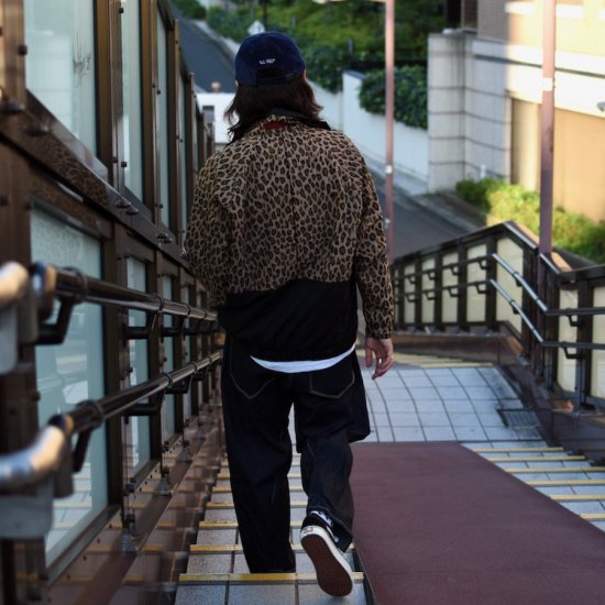 イルワンエイティー ( Ill180° ILL ONE EIGHTY ) LEOPARD TRACK JACKET / レオパード トラックジャケット  BROWN メンズ レディース - エンシニータス