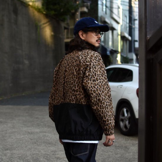 イルワンエイティー ( Ill180° ILL ONE EIGHTY ) LEOPARD TRACK JACKET / レオパード トラックジャケット  BROWN メンズ レディース - エンシニータス