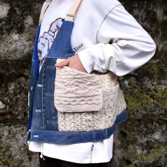 Name．(ネーム) 23AWARP REMAKE 1ST DENIM JACKETリメイク