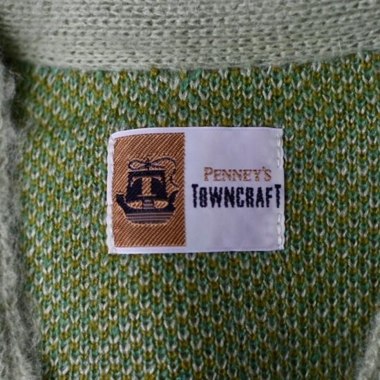 タウンクラフト ( TOWNCRAFT ) SHAGGY COLOR CARDIGAN / モヘア