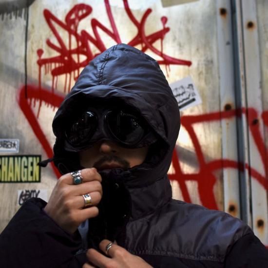 シーピーカンパニー ( C.P. COMPANY ) CHROME-R HOODED GOGGLE