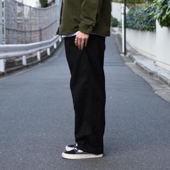 美品 CLANE タックウエストミリタリーパンツ 黒 サイズ1 - メルカリ