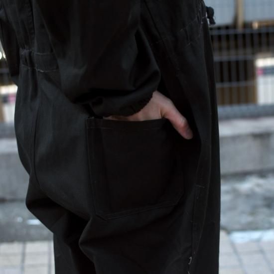 ミリタリー つなぎ カバーオール ブラック 楽天市場】実物 新品 デッドストック フランス軍 MILITARY