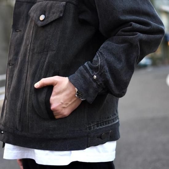 25ss ink ダマスクトラッカージャケット インク ( ink ) DAMASK TRUCKER JACKET / リメイク デニム