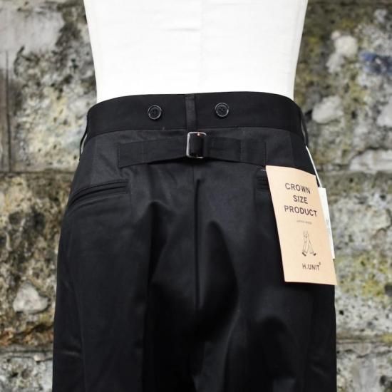 エイチユニット ( H.UNIT ) WEAPON TWO TUCK CROWNSIZE TROUSERS