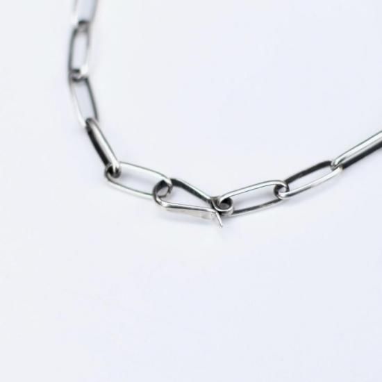 ナバホ族 シルバーバングル チェーン砂型 インディアンジュエリー インディアンジュエリー XL シルバー バングル ナバホ族 ta11XL