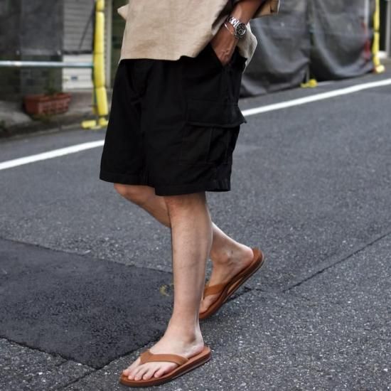 パンツ oddment Custom BDU SHORTS OVERDYED BLACK オッドメント( oddment ) CUSTOM BDU SHORTS OVER DYED / 米軍