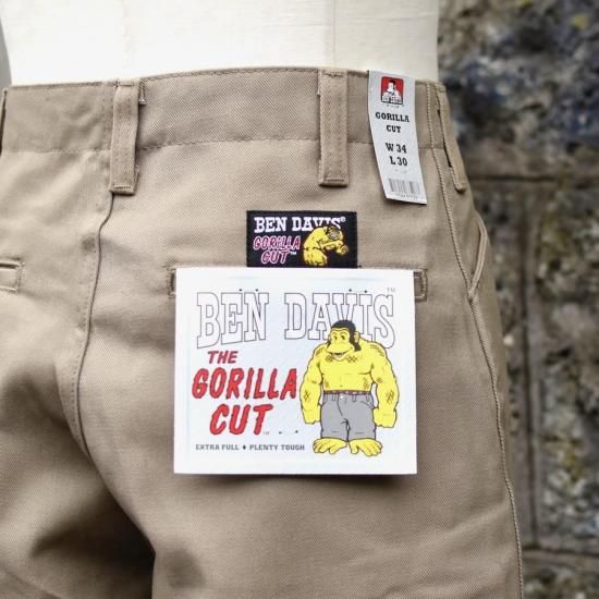 パンツ BEN DAVIS GORILLA CUT W34 L30 ベンデイビス ( BEN DAVIS ) U.S.A GORILLA CUT PANTS / ゴリラ