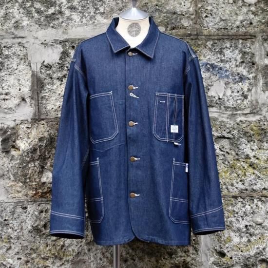み*く様 HERCULES デニム カバーオール インディゴ ヘラクレス ( HERCULES ) COVERALLS JACKET NON WASH DENIM