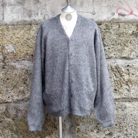 タウンクラフト ( TOWNCRAFT ) SOLID SHAGGY CARDIGAN / モヘア