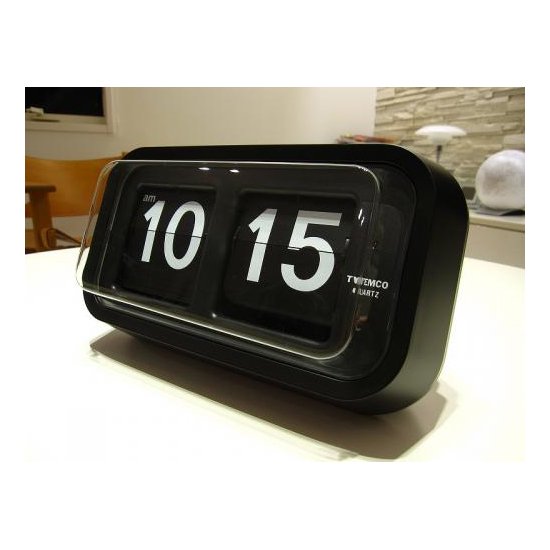 TWEMCO】置時計 BQ-58(ブラック)・TW6043 - 置き時計・掛け時計