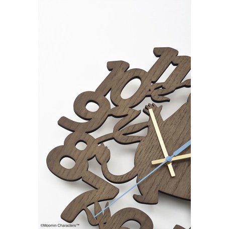 BRUNO】ブルーノ シンプルと遊び心が調和したムーミンキャラクターの掛け時計 ムーミンシルエットウォールクロック BCW038-MOOMIN（ムーミン）  - 置き時計・掛け時計（クロック）専門店｜時のしらべ