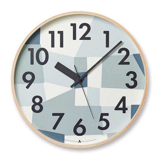 【Lemnos】KASUMI / ブルー （AWA19-11 BL） - 置き時計・掛け時計（クロック）専門店｜時のしらべ