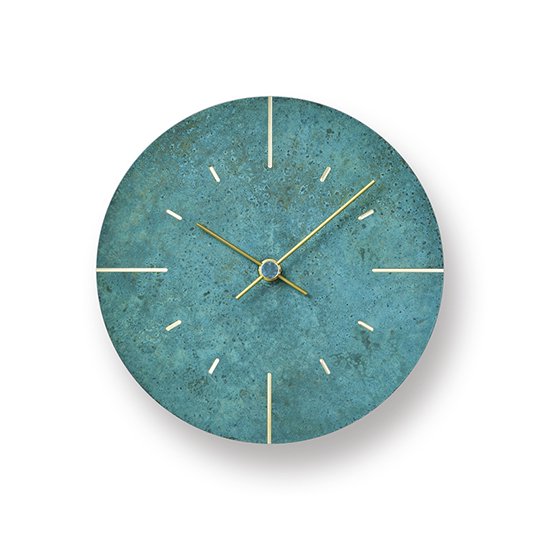 【Lemnos】Orb / 斑紋ガス青銅色 （AZ15-07 GN） - 置き時計・掛け時計（クロック）専門店｜時のしらべ