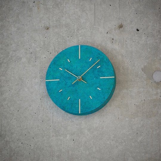 Lemnos】Orb / 斑紋ガス青銅色 （AZ15-07 GN） - 置き時計・掛け時計