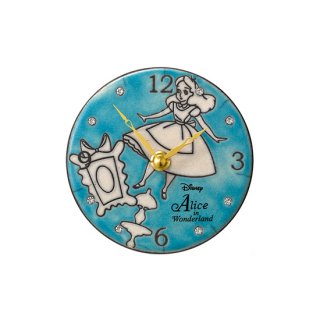 【CHARACTERCLOCK】置き時計 大人ディズニー キャラクタークロック Alice/Pottery Clock・ZC943MC04