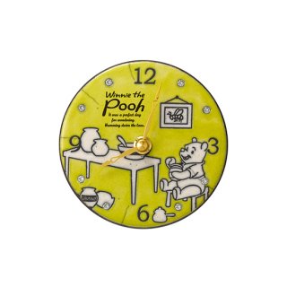 【CHARACTERCLOCK】置き時計 大人ディズニー キャラクタークロック Winnie the Pooh/Pottery Clock・ZC942MC33