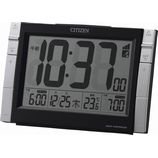 【CITIZEN】デジタル時計電子音アラームパルデジットワイドDS(黒)・8RZ150-002