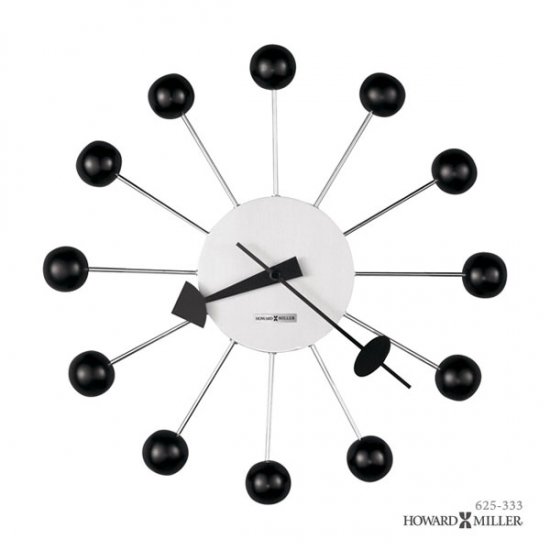 【HOWARD MILLER】掛け時計 BALL CLOCK (ジョージネルソン)・625-333 - 置き時計・掛け時計（クロック）専門店