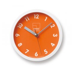 【Lemnos】KID'S+MODERN 置き掛け両用時計 Kitchen clock(オレンジ)・T1-025OG