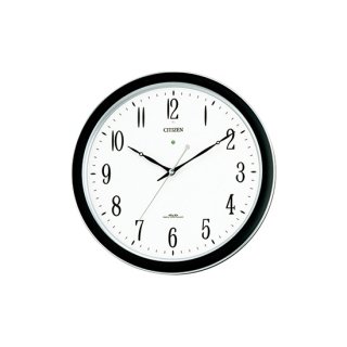 【CITIZEN】掛け時計スタンダードネムリーナM691F(シルバーメタリック色)・4MY691-N19