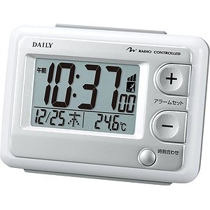 【DAILY】デイリーデジタル時計ジャストウェーブR095DN(白)・8RZ095DN03