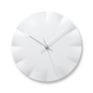 【Lemnos】DESIGN OBJECTS 掛け時計 kifuku(ホワイト)・HN12-09