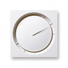 【Lemnos】DESIGN OBJECTS 掛け時計 HOLA(ホワイト)・HOLA-WH