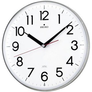 【SEIKO】掛け時計 スタンダード(白塗装)・KX301H