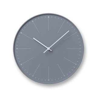 【Lemnos】DESIGN OBJECTS 掛け時計 dandelion(グレー)・NL14-11GY