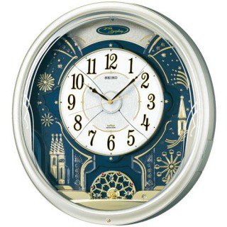 【SEIKO】掛け時計 からくり時計(薄金色パール塗装 光沢仕上げ)・RE561H - 置き時計・掛け時計（クロック）専門店｜時のしらべ