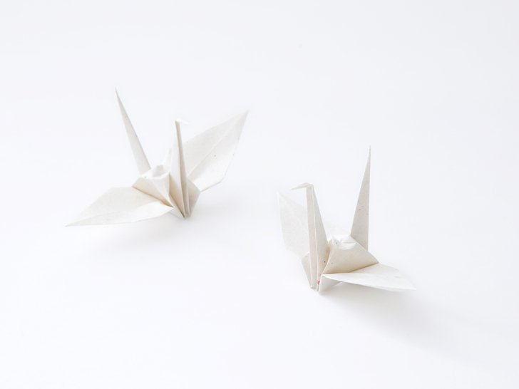 Count Origami｜２羽の折鶴