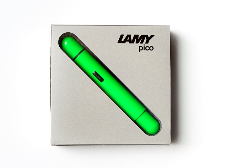 LAMYpico｜ネオングリーン外装箱